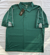 NWT 2012 Adidas Golf Climalite Polo Shirt Prime Green Men's 2XL Stretch