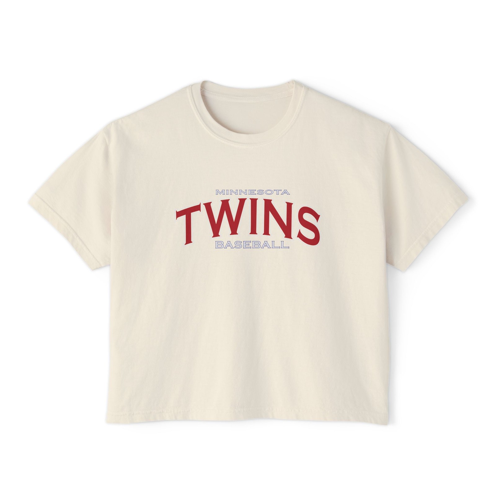 Minnesota Twins logo baseball Tee | Baseball Team Shirt, MN, Cropped Tee