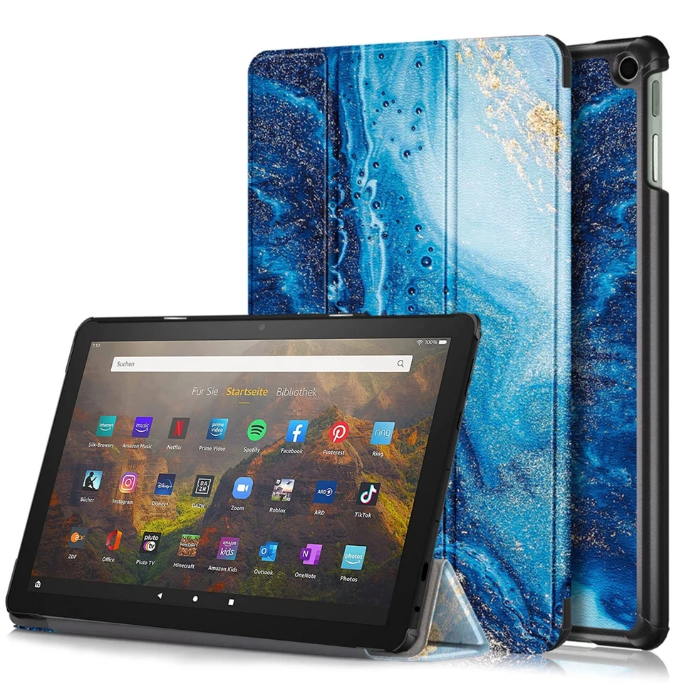 Чехол-книжка для планшета Amazon Fire Max 11 (13-е поколение 2023) чехол-стойка + пленка для экрана - Изображение 2 из 4