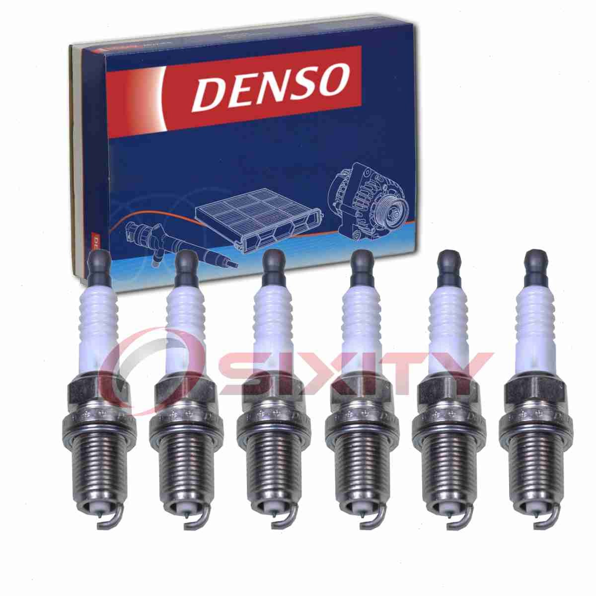 6 pc Denso Spark Plugs for 2001-2003 Mitsubishi Eclipse 3.0L V6 Ignition bm