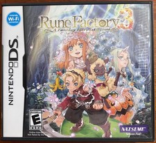 Rune Factory 3: A Fantasy Harvest Moon (Nintendo DS) 2010 CIB Very Good Cond