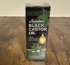 Al'iver Jamaican Black Castor Oil Cold Pressed Sealed 2.02 oz Bottle