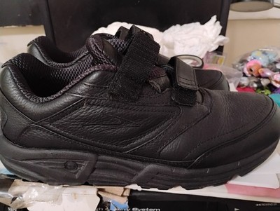 Brooks Addiction Walker V-Strap 2 Men's 8.5 4E Extra Wide Walk Shoes Black