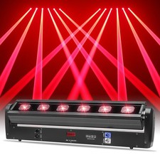 6x500mw 6 Eyes Red Laser Moving Head Light Beam Stage Lighting Disco Show Party