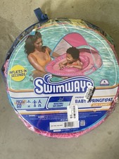 Swimways Premium Baby Springfloat With Sun Canopy 9-24 months Pack Go Unopened