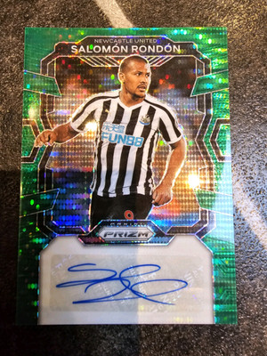 2023-24 Panini Prizm EPL - #S-SR Salomon Rondon Green Pulsar Auto - Newcastle