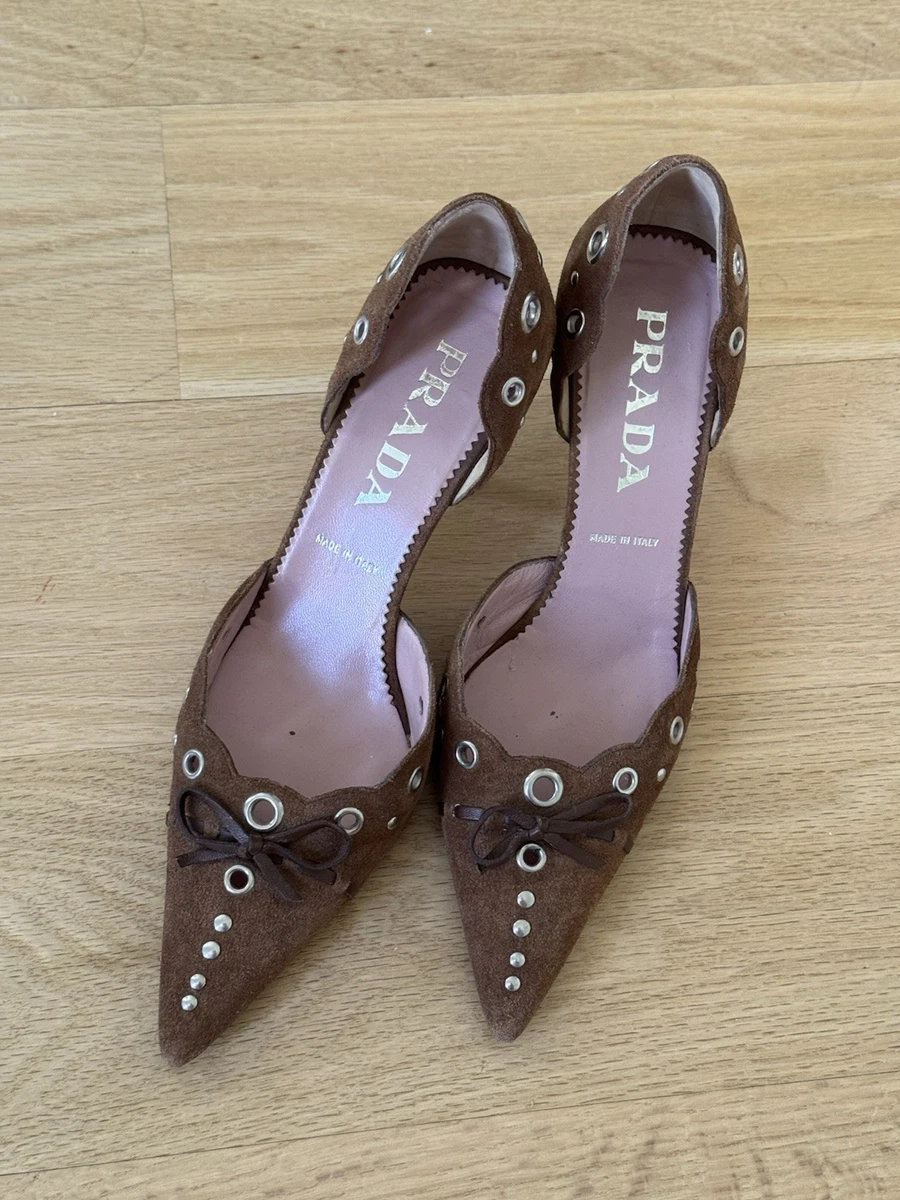 PRADA Leather Upper Pump Heels for Women with Vintage for sale | eBay