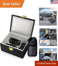 Faraday Box with Faraday Bags for Car Keys, Car Key Signal Blocking Box, Keyl...