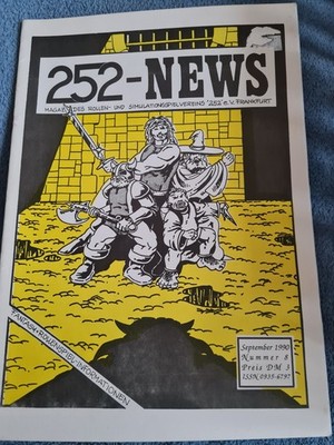 252 news - Nr. 8 - Sep. 1990 - Fantasy + Rollenspiel Magazin - RPG - deutsch /2