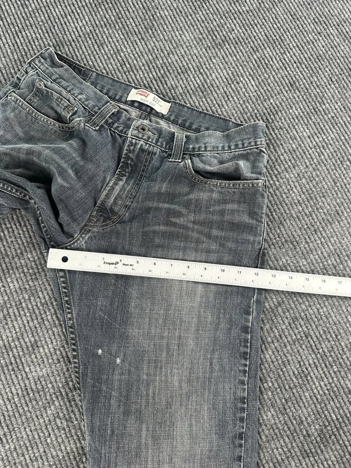 Levis 527 牛仔裤男式 33x32 蓝色牛仔靴剪裁西部牧场主牛仔垃圾桶 — 第 4/4 张图片