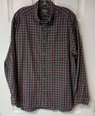 Vintage Brittania 100% Cotton Men's LG Button Down Comfort Grunge 80s 90s Casual