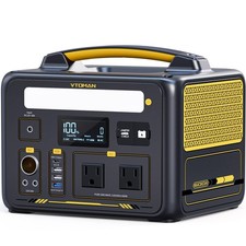 VTOMAN Jump 600X Portable Power Station 600W, 299Wh Solar Generator LiFePO4 B...