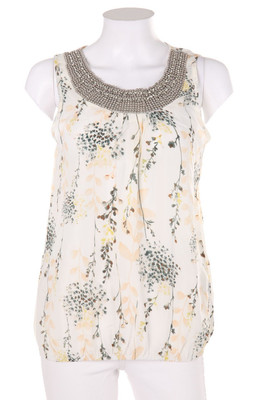 jennifer taylor Blouse Top Flowers S white