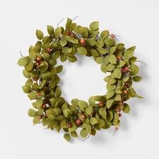 26" Wild Berry Artificial Wreath - Threshold designed with Studio McGee