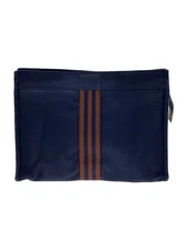 HERMES Clutch bag canvas Navy