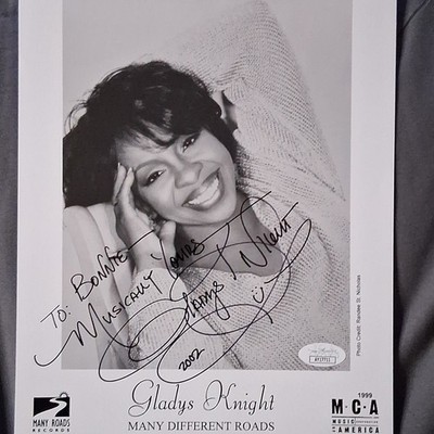 Gladys Knight signed 8x10 photo JSA Vintage