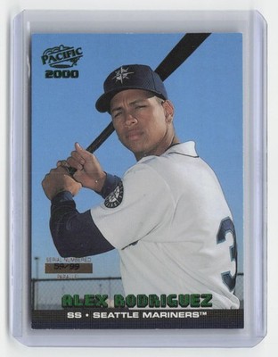 Alex Rodriguez 2000 Pacific Copper : Portrait SN #402b #/99