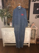 Vintage Coveralls Mens 48 Blue Todd USA