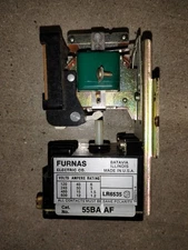 FURNAS ELECTRIC 55AA pneumatic timer contactor 55BAIAF 0.2 sec to 3 min