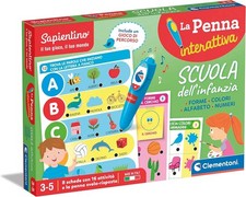 Clementoni Sapientino - Scuola dell'Infanzia, Gioco Educativo Interattivo Bambin