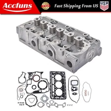 Fit For Kubota D902 Complete Cylinder Head with Valves & Full Gasket Kit