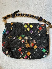 Marc Jacobs Jennifer Bird Cage Shoulder Bag - with gold details