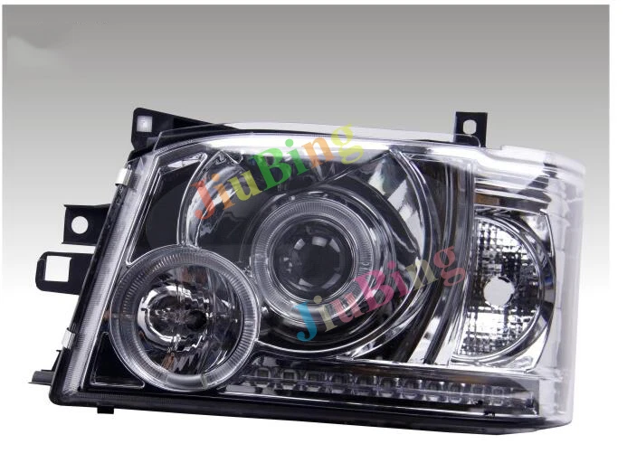 For Toyota Hiace200 Van 2005~2009 Projector Lens Crystal Angel-eye LED Headlight - Image 2 of 4