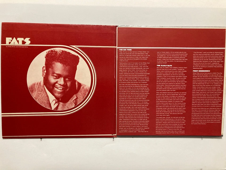 Fats Domino – Fats Domino (2X) LP - 1971 - VG+/ VG+ - Image 4 of 4