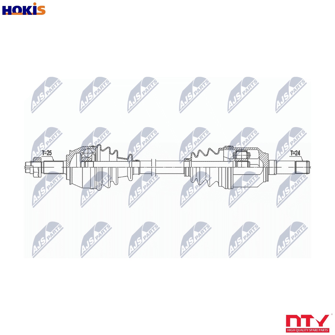 NPW-FT-047 NTY Drive Shaft for FIAT - Image 9