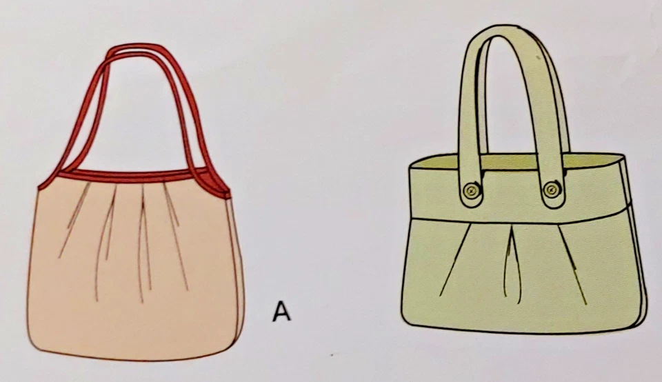 Simplicity 2080 Purse Handbag Shoulder Bag Sewing Pattern Size 12" x 16" Uncut - Image 3 of 4