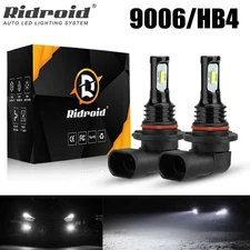 RIDROID 9006 LED Headlight Bulb Conversion Kit Low Beam White Super Bright 6500K