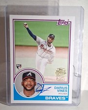 2024 Topps Archives Fan Favorite Autographs Darius Vines Rookie Braves #83FF-DV