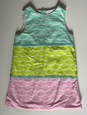 Bailey Boys Mermaid Beachside Lined Sleeveless Dress Toddler Girl's 4T USA Made