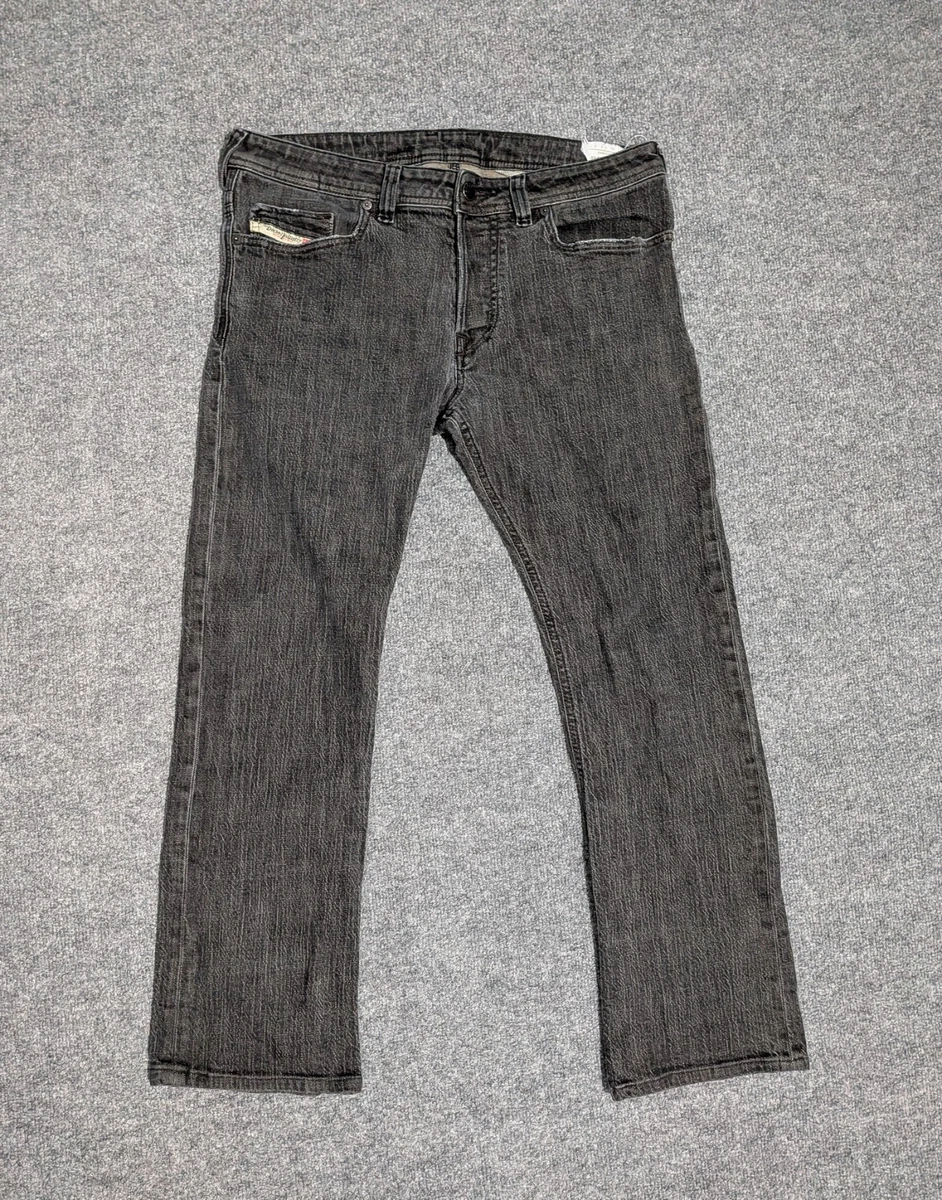 Jeans Diesel Homme - Taille 31 X 28 - Noir - Coton Classique - Occasion Très Bon État