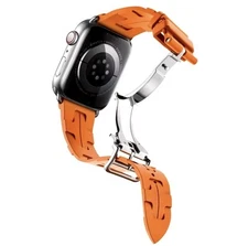 Your Logo Apple Watch Hermes Ultra Kilim Band 44mm 45mm 49m Orange