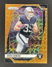 2024 Panini Prizm - Brock Bowers Orange Lazer #315 RC Las Vegas Raiders
