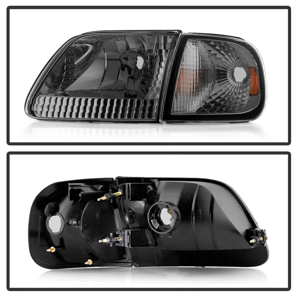 Faros LOBO Smoke 1997-2003 Ford F150 + luces traseras LED 97-03 izquierda + derecha Foto 3 de 4