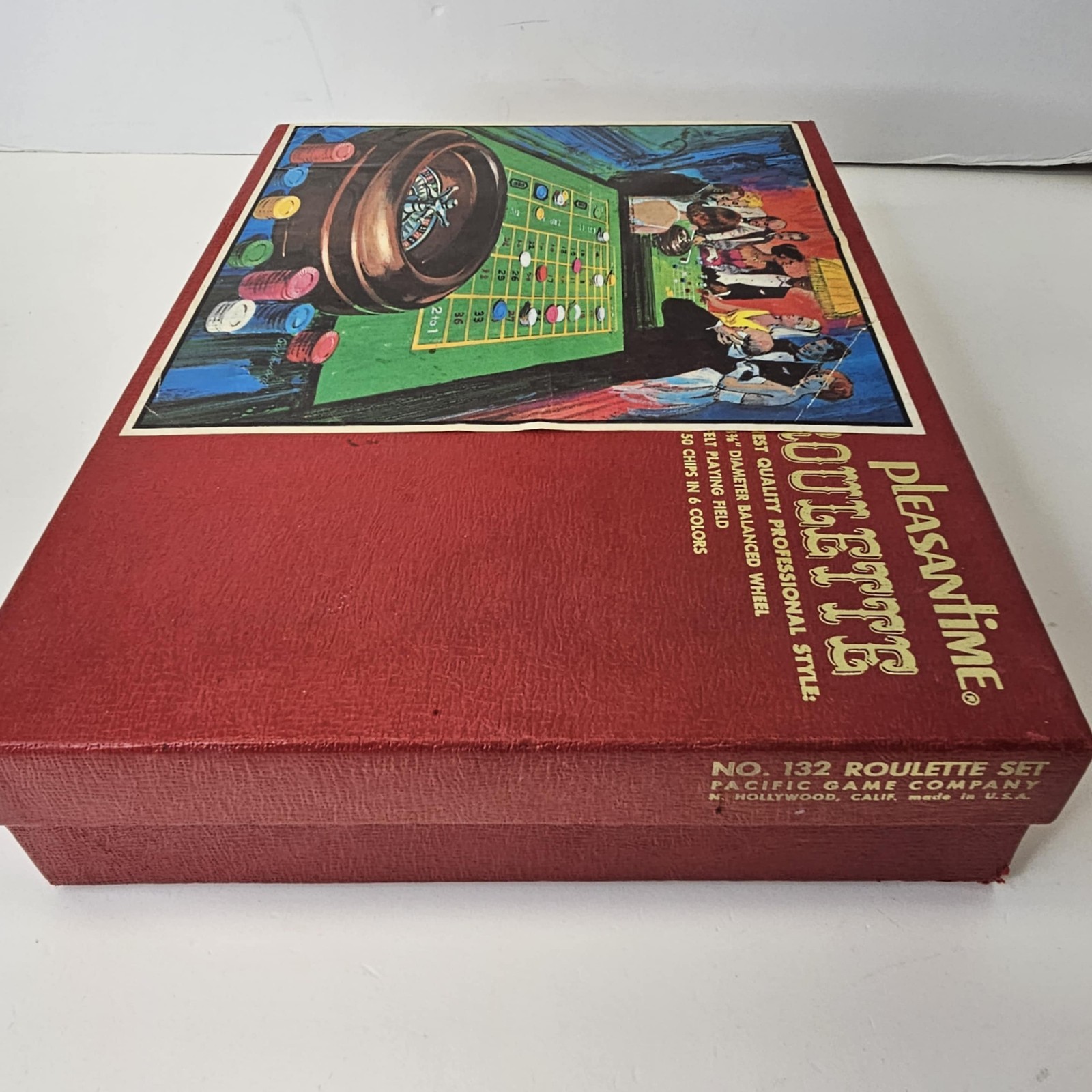 Vintage Pleasantime Roulette Set By Pacific Game Co. Complete Free Shipping