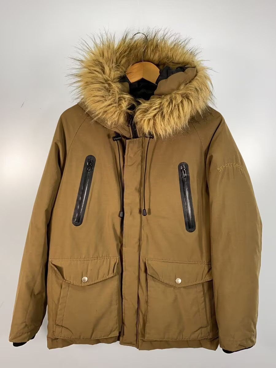 Schott Down Jacket, Small, Polyester, CML, 3152034 - image 1