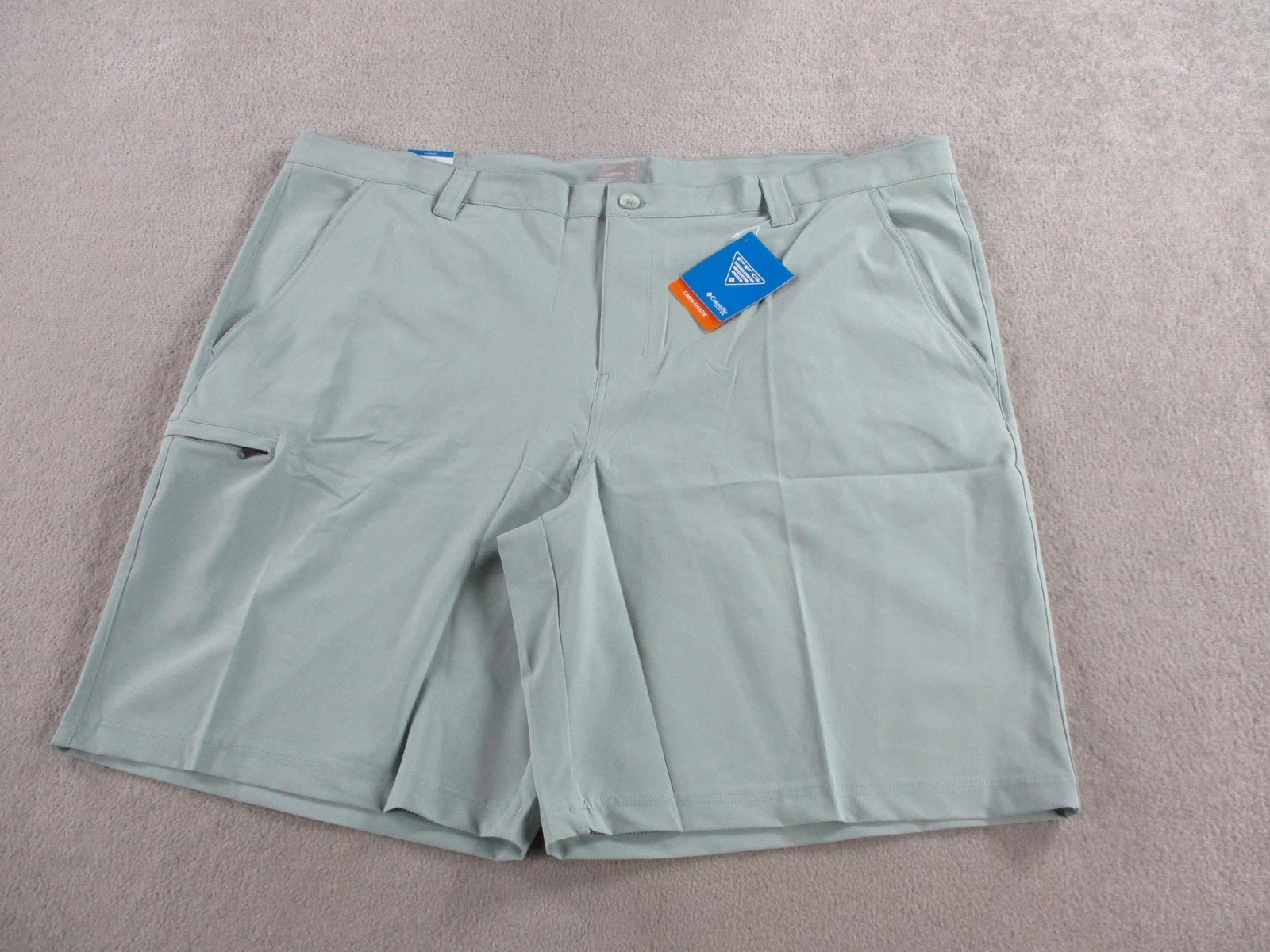 Columbia PFG Shorts Men 48 Green Grander Marlin III Offshore 10" Inseam Fishing
