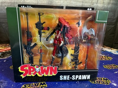 SPAWN - McFarlane Toys She Spawn Deluxe Action Figure Box Set 7'' Figure NEW!!!
