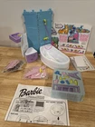 VTG  2001 Barbie All Around Home Bathroom Play Set With Tub & Sink New No Box