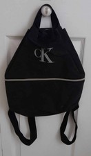 Vintage 1990's Calvin Klein Drawsring Backpack Purse