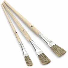 Nölle PROFI BRUSH Emaillelackpinsel 3-teilig reine helle Chinaborste 10, 13, ...