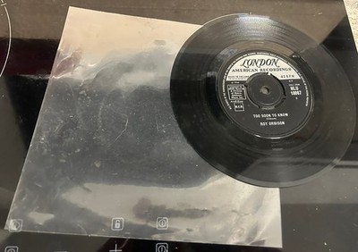 Roy Orbison   Too Soon To Know - 7  Vinyl Single - Free P&P
