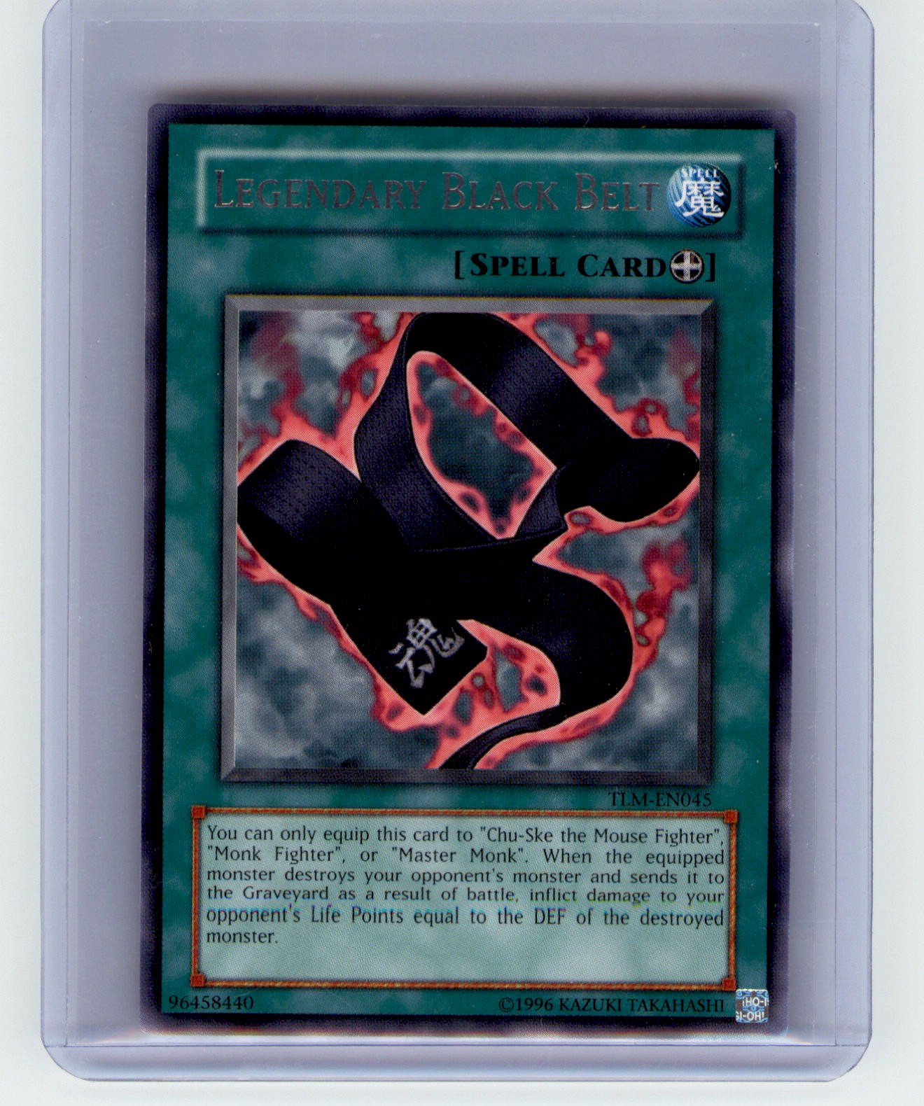Legendary Black Belt TLM-EN045 YuGiOh The Lost Millennium trading card — raw and PSA graded price guide