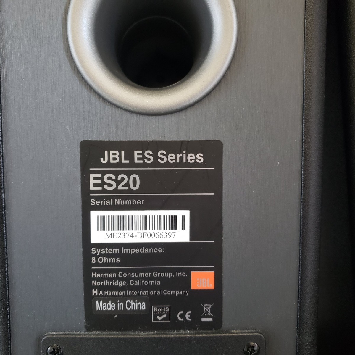 JBL ES20 Bookshelf Speaker Midrange And Tweeter Unit ONLY. | eBay