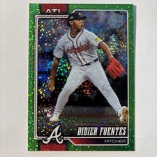 Didier Fuentes 2026 Topps Celebration Series 1 Green Confetti RC #243 Brave RARE