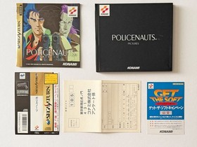 Sega Saturn Policenauts w/Spine Reg-Card SS Konami Adventure Game Japan JP