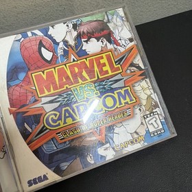 Marvel vs Capcom Clash of Super Heroes Sega Dreamcast Complete Manual CIB Tested